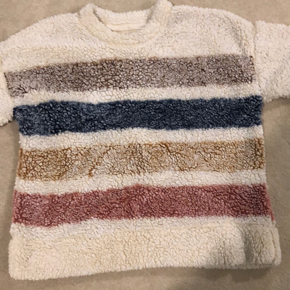 Cute winter fluffy sweater